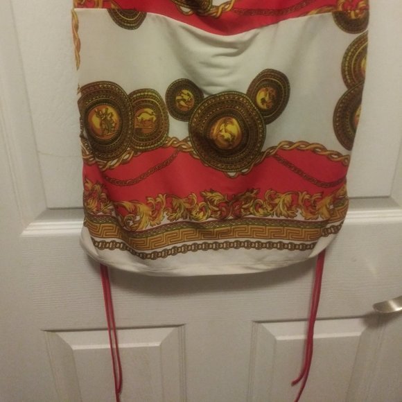 Draped Neck Halter Mini Club Dress - Picture 3 of 7